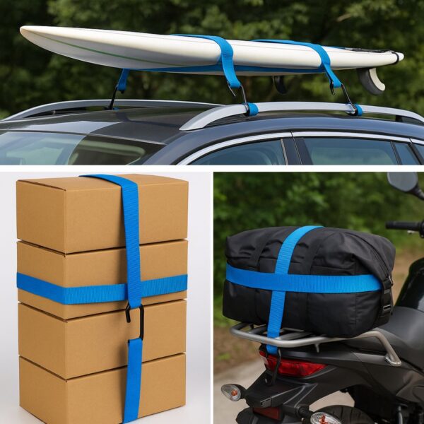 Extensor Elástico 1,5m para Moto Carro Bicicleta - Imagem 3
