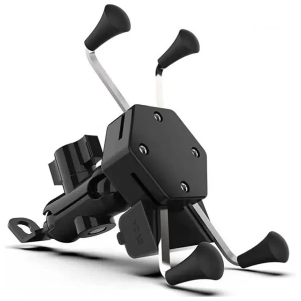 Suporte De Celular Universal Garra Com Carregador Para Moto